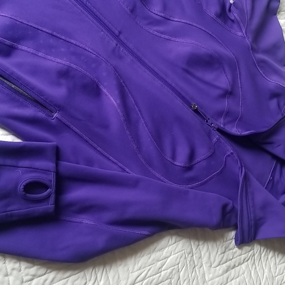 Lululemon Purple Zip Up - Picture 2 of 4
